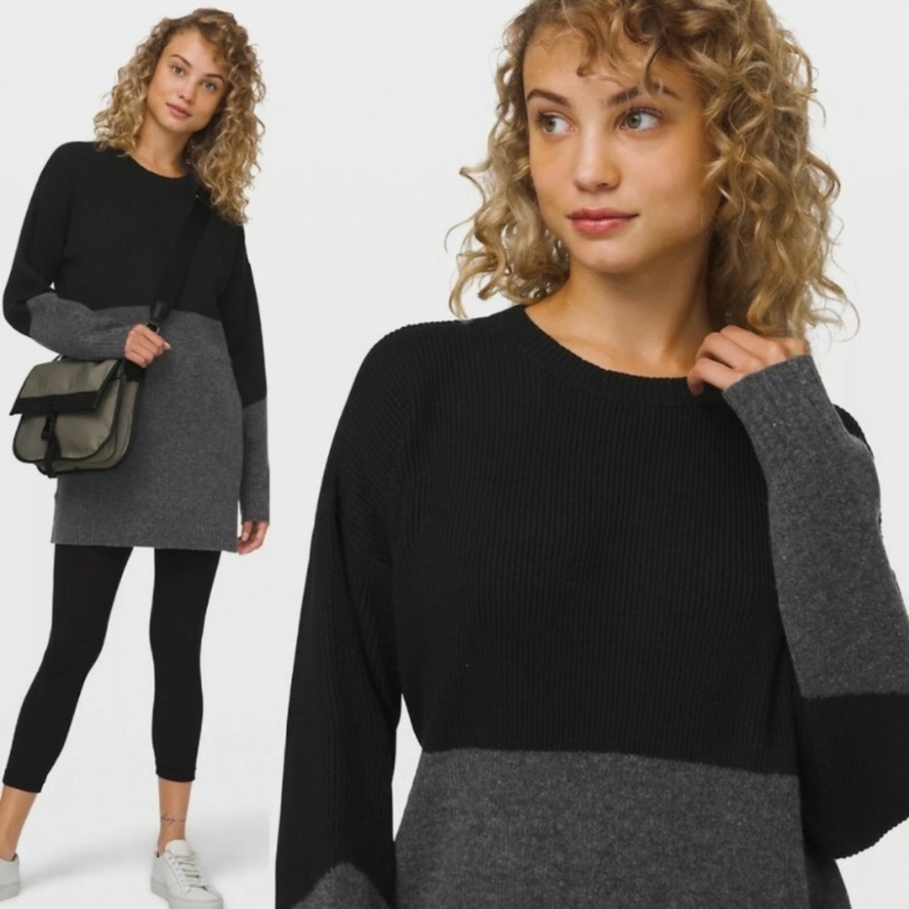 Restful intentions long sweater/ sweater dress